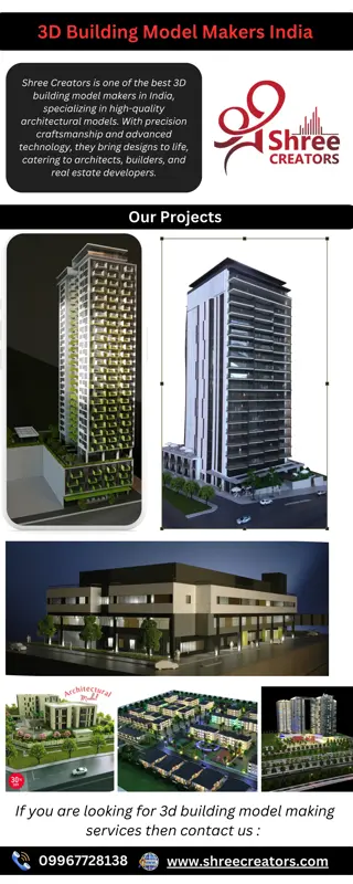 Best 3D Building Model Makers India - Shree Creators