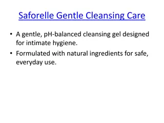 Saforelle_Gentle_Cleansing_Care_Presentation