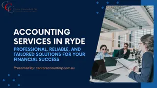 Accounting Services in Ryde