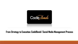 From Strategy to Execution CodeBlends’ Social Media Management Process