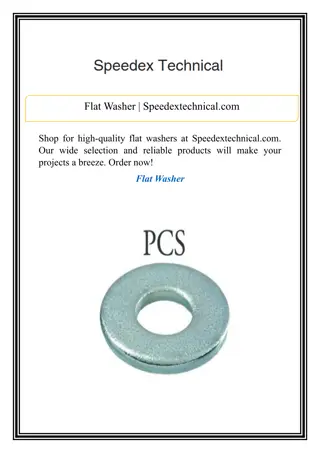 Flat Washer | Speedextechnical.com