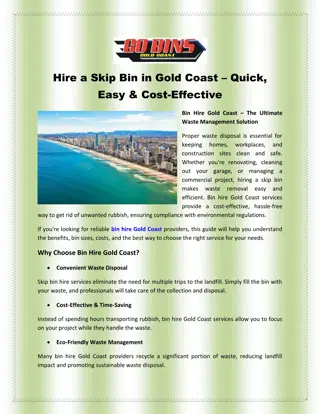 Hire a Skip Bin in Gold Coast – Quick, Easy & Cost-Effective