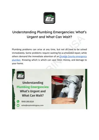 Understanding Plumbing Emergencies_ What’s Urgent and What Can Wait_