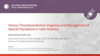 Venous Thromboembolism Diagnosis and Management in Latin America