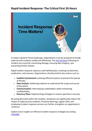 Rapid Incident Response: The Critical First 24 Hours