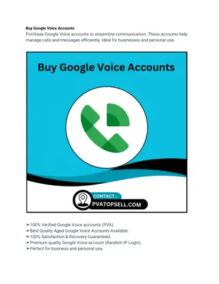 Buy Google Voice Accounts in 2025