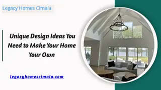 Unique Design Ideas You Need to Make Your Home Your Own