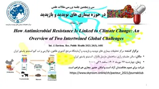 Climate Change and Antimicrobial Resistance Relationship