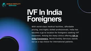 IVF In India Foreigners