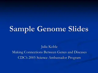 Sample Genome Slides