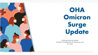 OHA Behavioral Health COVID-19 Response & Recovery Unit