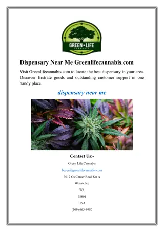Dispensary Near Me Greenlifecannabis