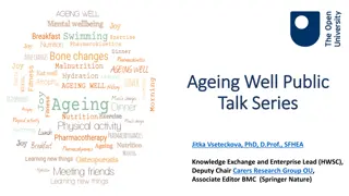 Ageing Well: Understanding Nutritional Needs and Pharmacotherapy