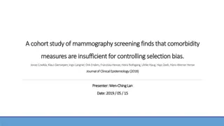 Comorbidity Measures in Mammography Screening Cohort Study