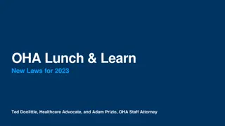 OHA Lunch & Learn
