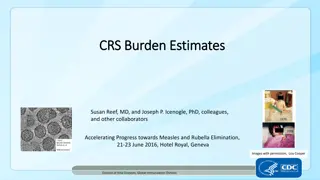 CRS Burden Estimates