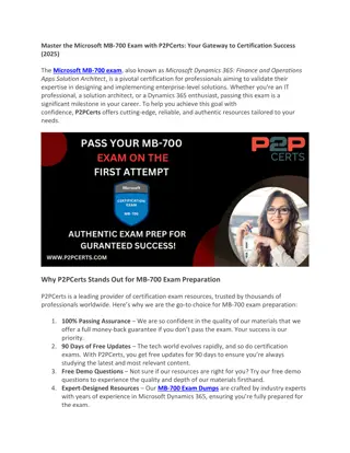 MB-700 Dumps PDF: Your Ultimate Exam Preparation Tool