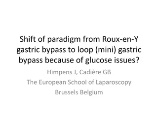 Shifting Paradigm to Mini Gastric Bypass for Glucose Issues