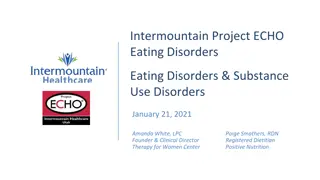 Clinical Differences in Eating Disorders & Substance Use Disorders