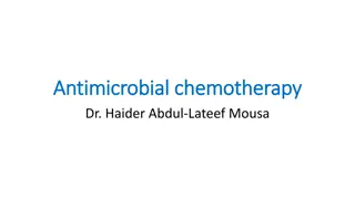 Overview of Antimicrobial Chemotherapy