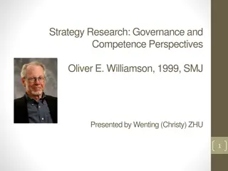 Governance and Competence Perspectives Research