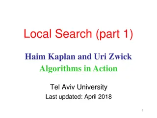 Local Search (part 1)