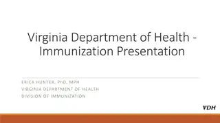 Virginia Department of Health Immunization Presentation