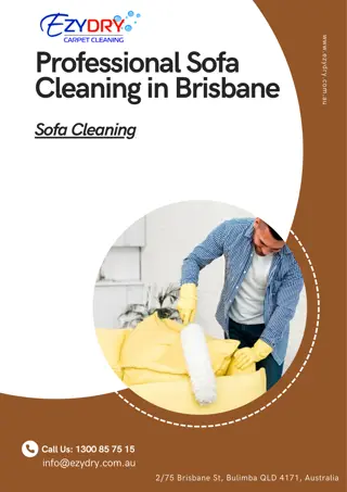 Professional Sofa Cleaning in Brisbane