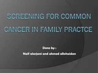 Screening for Common Cancers: Importance & Guidelines