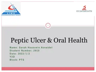 Peptic Ulcer & Oral Health