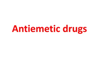 Antiemetic drugs