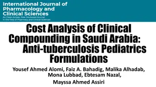 Cost Analysis of Pediatric Anti-Tuberculosis Formulations in Saudi Arabia