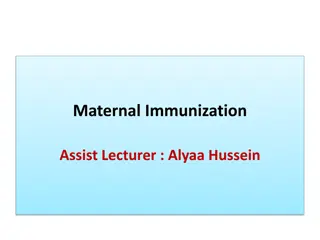 Maternal Immunization