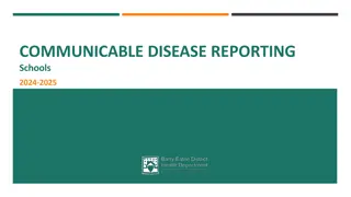 COMMUNICABLE DISEASE REPORTING
