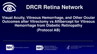 Vitrectomy vs Aflibercept for Vitreous Hemorrhage from Diabetic Retinopathy