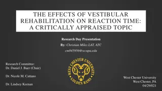 Effects of Vestibular Rehabilitation on Reaction Time in Mild Traumatic Brain Injuries