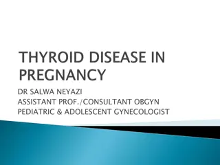 Thyroid Function During Pregnancy: Clinical Manifestations and Complications