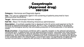 Cosyntropin - Synthetic Peptide for Adrenocortical Insufficiency Screening