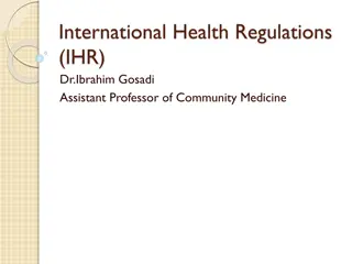 International Health Regulations
