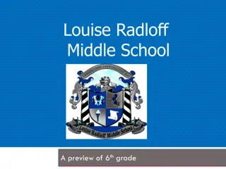 Louise Radloff Middle School 6th Grade Preview