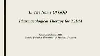 Pharmacological Therapy for Type 2 Diabetes