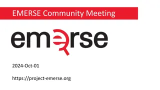 EMERSE Community Meeting