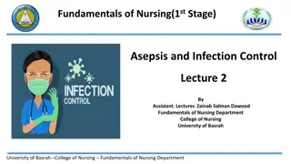 Asepsis and Infection Control Fundamentals in Nursing