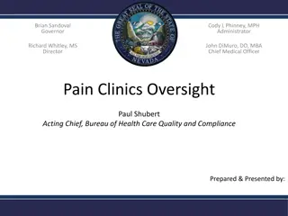 Pain Clinics Oversight