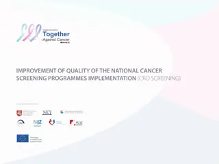 Performance Indicators in CRC Screening Program Evaluation