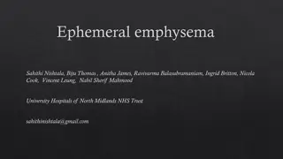 Ephemeral emphysema