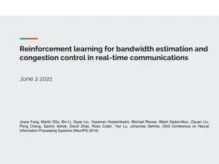 Reinforcement Learning for Bandwidth Estimation in Real-Time Communications