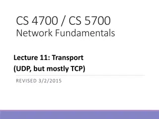 Network Fundamentals: Transport Layer Overview