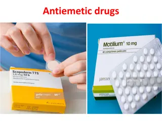Antiemetic drugs