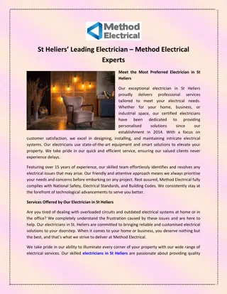 St Heliers’ Leading Electrician – Method Electrical Experts